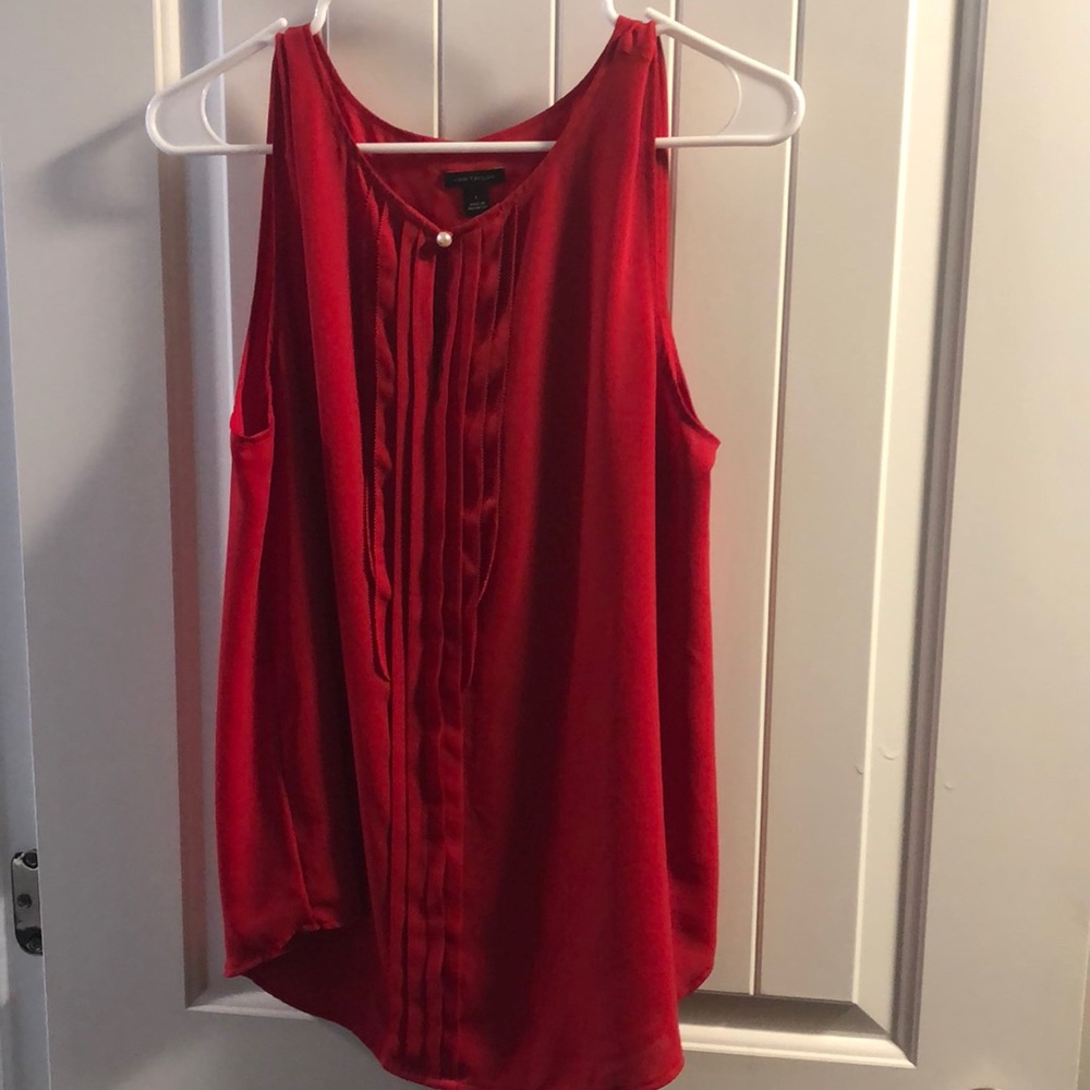 Red Ann Taylor Top